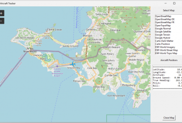 Python Aircraft Tracker on map for Aerofly FS4 - Flight-Sim.org